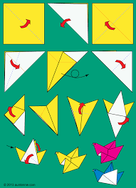 See full list on wikihow.com How To Make Origami Flying Birds Gift Wrap Crafts Aunt Annie S Crafts