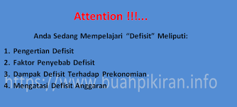 Anggaran ini tersusun dari berbagai anggaran operasi dan juga pengeluaran modal dengan dasar penyusunan anggaran neraca. Pengertian Defisit Penyebab Dan Cara Mengatasi Defisit Anggaran