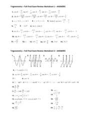 Ccgps math 6thgrade unit 5 study guide— area & volume. Trigonometry Study Resources