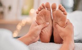 Reflexology foot massage