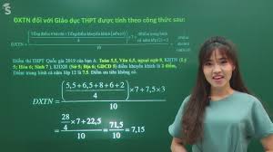 Tên thay đổi nên tính chất của kỳ thi cũng thay đổi. Cach Tinh Ä'iá»ƒm Xet Tá»'t Nghiá»‡p Thpt 2019 Youtube