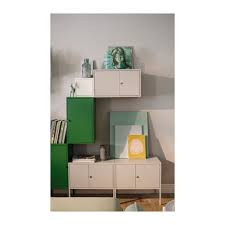 Lixhult Cabinet Metal Gray 23 5 8x13 3 4 Ikea In 2021 Ikea Green Cabinets Home Furnishings