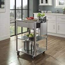 Choose from kitchen islands and kitchen it has a bamboo worktop and stainless steel drawers, shelves, racks and hooks. 33 Stainless Steel Kitchen Rolling Carts Ideas Stainless Steel Kitchen Kitchen Cart Kitchen