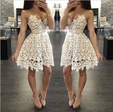 Cute White Lace Short Prom Dress Evening Dress Summer Dress From Of Girl Red Lace Prom Dress Prom Dress Short Lace White Prom Dress