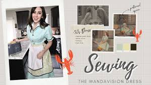 Ever feel like becoming the femme fatale in some of your favorite 50's movies? Making Wanda S 1950s House Dress Costume From Wandavision Popcorner Reviews
