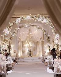 So Chic And Elegant White Wedding Decorations Wedding Aisle Decorations Stunning Wedding Venues