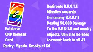 Blog post with photos of projects: Rainbow Uno Reverse Card Fortnitebr