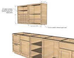 21 Diy Kitchen Cabinets Ideas Plans That Are Easy Cheap To Build In 2020 Kitchen Cabinet Plans Diy Kitchen Cabinets Kitchen Cabinet Dimensions