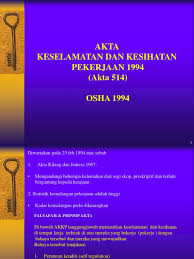 Jentera yang memerlukan cf berdasarkan akta kilang dan jentera 1967. Nota Kuliah 3