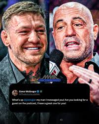 ConorMcGregor asks #JoeRogan to be