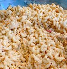 Add all other ingredients to cooled macaroni then add the mayo. Traditional Hawaiian Macaroni Salad Norine S Nest