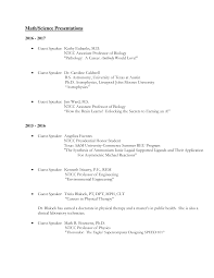 Math/Science Presentations