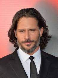 Joe Manganiello Hairstyles For Men With Long Hair Black Blazer White Shirt Black Tie Black Hair In 2020 Men S Long Hairstyles Long Hair Styles Men Long Hair Styles