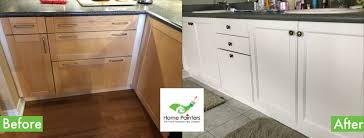 While functionally it's not a big deal because you can still open them, decoratively it's like you're missing the last piece of the puzzle. How To Refinish Oak Cabinets Without Stripping Home Painters Toronto