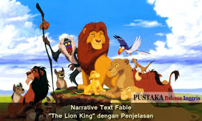 But the mouse was out walking the very next day. Narrative Text Fable The Lion King Dengan Penjelasan
