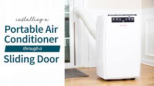Honeywell portable acs come with a window kit that allows you to easily install the window parts, including the exhaust hose that funnels warm air outside in cooling mode and cool air. Honeywell Portable Ac Sliding Glass Door Kit Sylvane