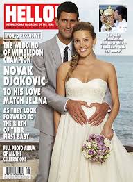 Jelena djokovic is novak's biggest supporter (image: Wimbledon S Novak Djokovic S Wedding Will Blow Your Mind See What Happened Hello
