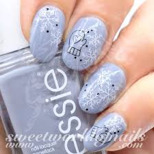 Christmas Nails Mittens White Snowflakes Nail Water Decals There's something magical and dreamy about snowflakes so it's really no wonder why it has.