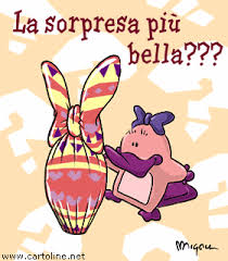 Sezione dedicata alle cartoline di pasqua: Romantica Sorpresa Di Pasqua