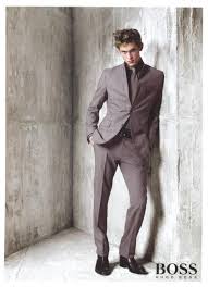 Hugo Boss Leaning Against Wall Natural Light Short Light Mens Fashion Classic Well Dressed Men Stylish Men