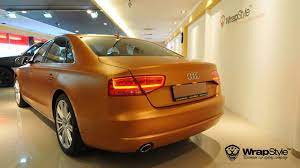 Audi a8 floor mats & liners reviews check out this recent audi a8 lloyd luxe floor mats customer review: Audi A8 Gold Matt Wrap Wrapstyle