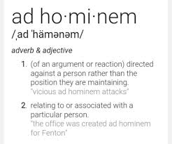 Black And White Fallacy Examples In Politics Ad Hominem Example If You Resort To Name Calling In An Argument That Is Ad Hominem Ad Hominem Word Definitions Name Calling