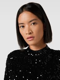 Vero Moda Knielanges Kleid mit Paillettenbesatz Modell 'BELLA' (black)  online kaufen