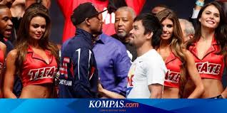 Jamie foxx sings the national anthem of the united states of america. Manny Pacquiao Dipandang Punya Warisan Tinju Lebih Besar Daripada Floyd Mayweather Jr Halaman All Kompas Com