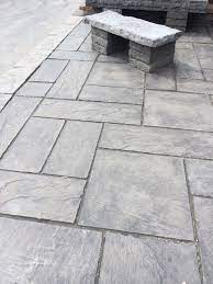 Bayfield inlet to byng inlet: Stone Link Georgian Bay Flagstone Terra Brown Woodbridge Flagstone Wood Bridge Paver Driveway