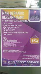 Perkhidmatan kaunter multimedia di aras 3 akan ditutup 15 minit lebih awal daripada waktu perkhidmatan kaunter utama dan perpustakaan. Pengalaman Kerja Di Aeon Credit Memerui