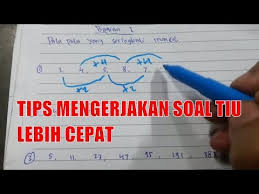 Cara Cepat Mengerjakan Soal Deret Tiu Cpns Youtube