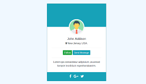 The card is a component provided by bootstrap 5 which provides a flexible and extensible content container with multiple variants and options. Bootstrap 4 User Profile Card Design Card Design Cards Profile