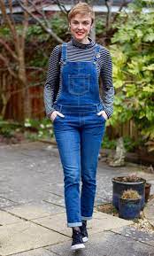 What S Wrong With Dungarees And Short Hair Denim Dungarees Outfit Dungarees Denim Dungarees