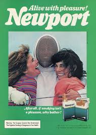 Banning menthol cigarettes is silly, probably won't work, and it targets black people. Alive With Pleasure Newport Ad Fonts In Use