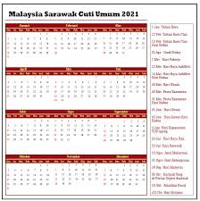 Check spelling or type a new query. Sarawak Cuti Umum Kalendar 2021