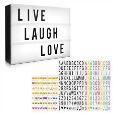 Light Box Letters