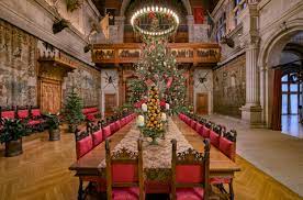 White linen tablecloths, fine china, and crystal add to the elegance, along with sweeping views of the estate. You Can Stay At The Biltmore Estate During Christmas 2020