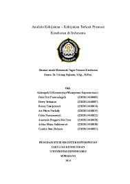 Tujuan pengembangan wilayah mengandung dua sisi yang saling berkaitan. Doc Analisis Kebijakan Kebijakan Terkait Promosi Kesehatan Di Indonesia Herry Setiawan Academia Edu