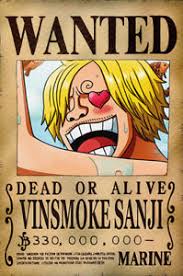 Jinbe poster buruan terbaru yang diketahui. Bounty Trio Monster Topi Jerami Setelah Arc Whole Cake Island Chapteria