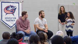 David savard has reportedly been told that he will be traded to the tampa bay lightning. Savard Dubois Visit Columbus School To Practice Their French
