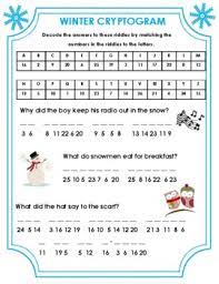 Use your knowledge of sentence structure and spelling patterns to decode the quotation. Two Winter Cryptogram Puzzles Make Winter Break Fun And Easy Digital And Pdf
