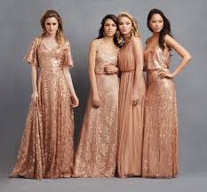 Rose Gold Mix And Match Copper Bridesmaid Dresses Rose Gold Bridesmaid Dress Bronze Bridesmaid Dresses