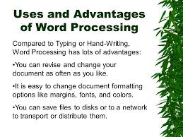 Maybe you would like to learn more about one of these? Word Processing Uses Advantages And How To Do It Ppt Video Online Download