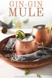 How To Make A Gin Gin Mule Recipe In 2020 Mint Simple Syrup Gin Mules Gin Recipes
