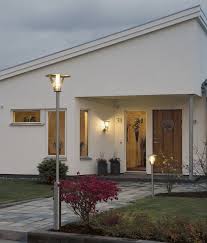 Choose the best lamp post for your space. Stainless Steel Contemporary Garden Lamp Post With Opal Lamphead