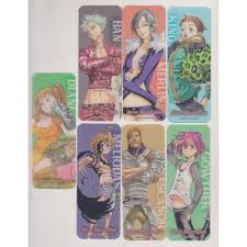 Dessin seven deadly sins ~ gilthunder vs meliodas demon mark. Set De 7 Marque Pages Manga Seven Deadly Sins Collectors Rakuten