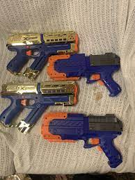 2 Zuru X-SHOT Chaos METEOR RXB-0060 Gold Plus 2 Adventure Force Sentry X2  Lot – St. Johns Institute (Hua Ming)