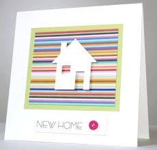 Creating a greeting card message for a new home. Diy New Home Card Creations From The Hart