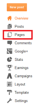 Blogger: How to add pages to the navbar/menu - pipdig Support