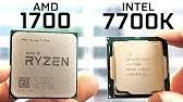 The i7 has better single core and double thread speed and is this is a review of amd ryzen vs intel for the best cpu brand to choose to help you make the best choice. Ryzen R7 1700 Vs I7 7700k Benchmarks Youtube